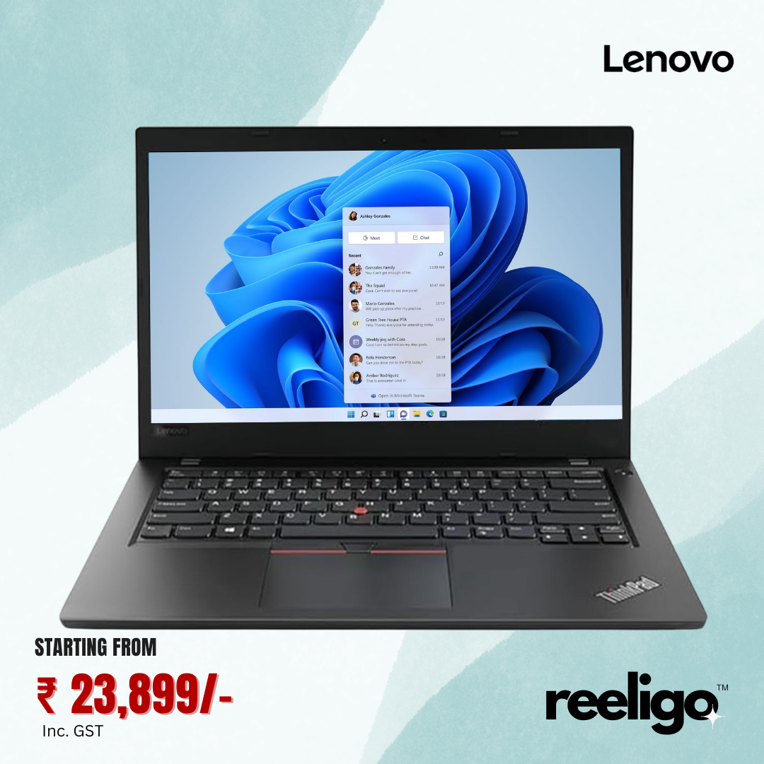 Refurbished Lenovo ThinkPad T480 Laptop | Intel Core i7 8th Gen | Business Laptop